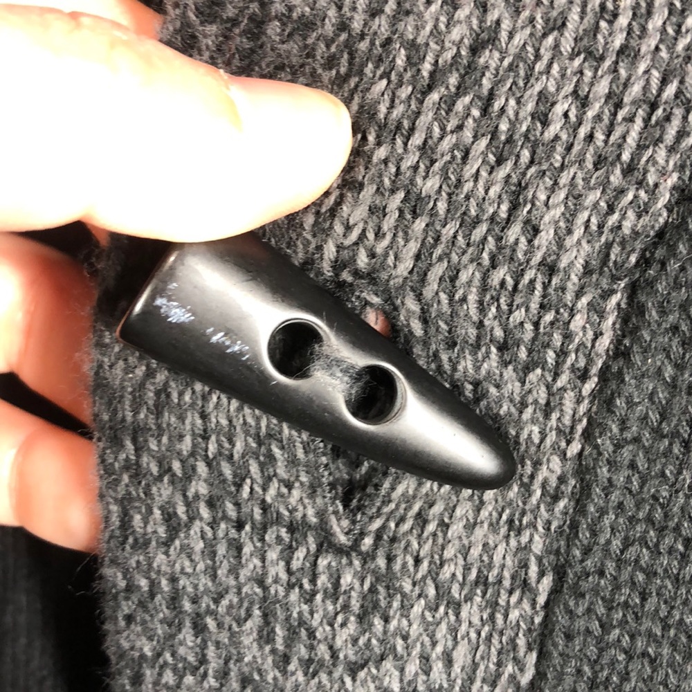 Express black and gray cardigan size large - Picture 4 of 10